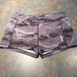 Reebok gray crossfit shorts